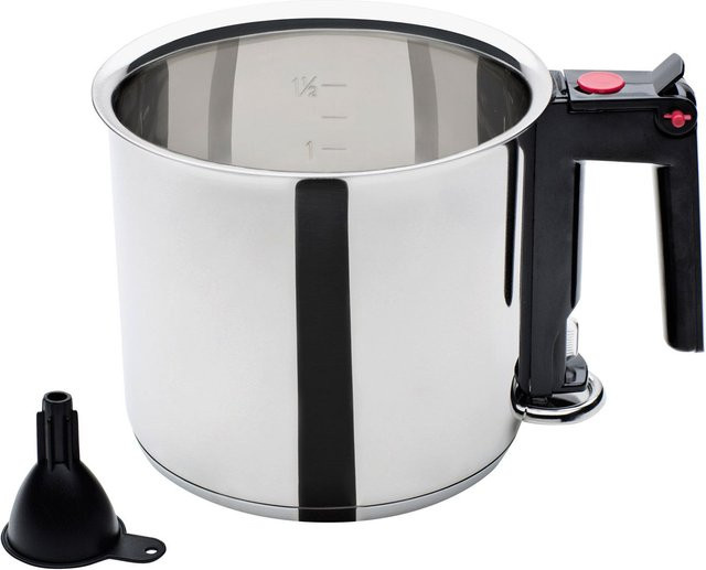 GSW Edelstahl-Simmertopf Bain-Marie in Silber, Durchmesser: 16 cm - Bild 1