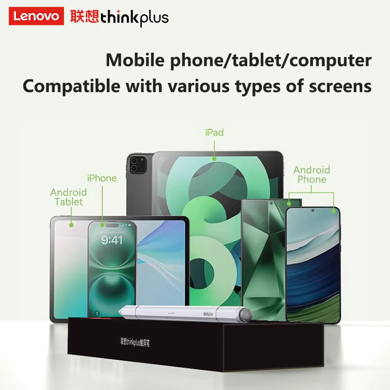 Lenovo Universal BP28 Stylus für Android und iOS mit drei Stiftspitzen für iPad und Tablets - Bild 2