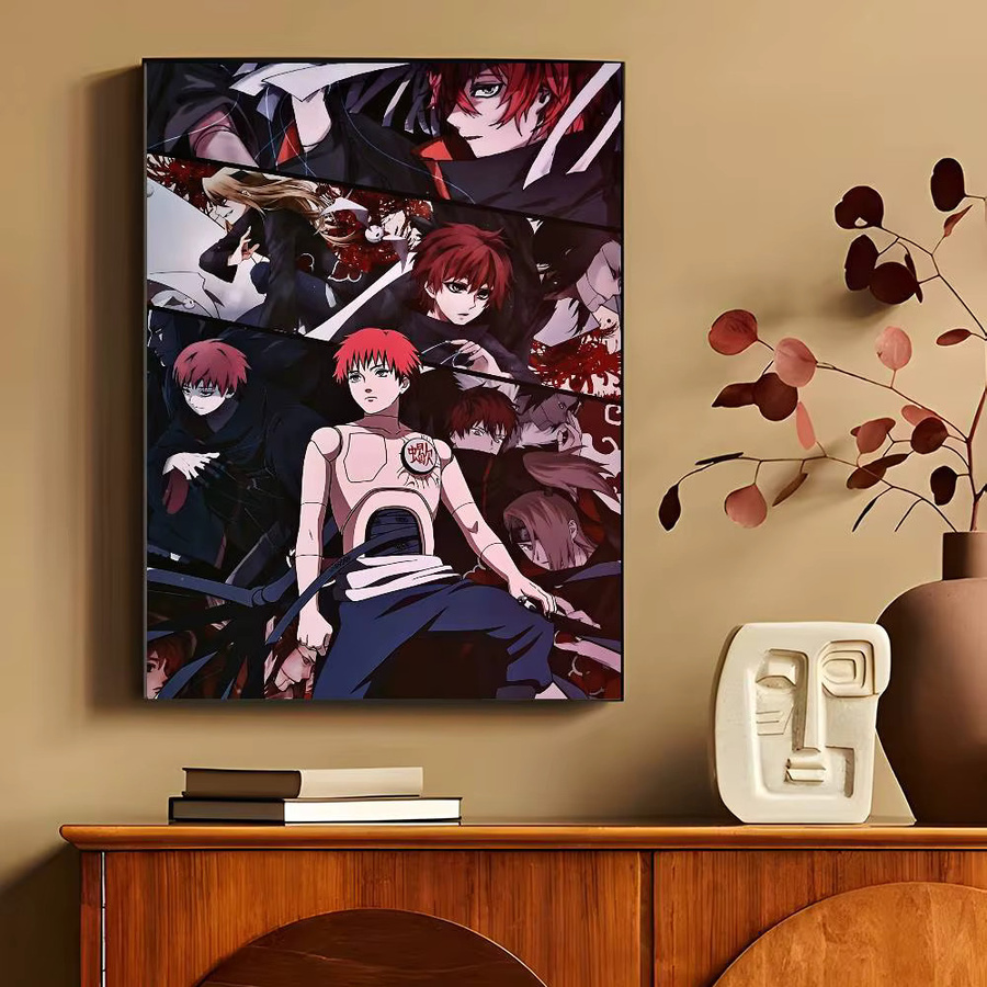 Vintage Naruto Sasori aus dem Red Sand Poster in Mehrfarben als Wandkunst aus Papier - Bild 5