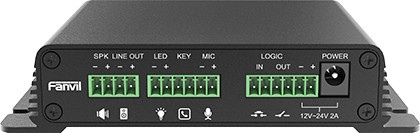 Fanvil PA2S SIP IP Lautsprecher in Schwarz mit Ethernet und 3,5 mm Klinkenanschluss - Bild 1