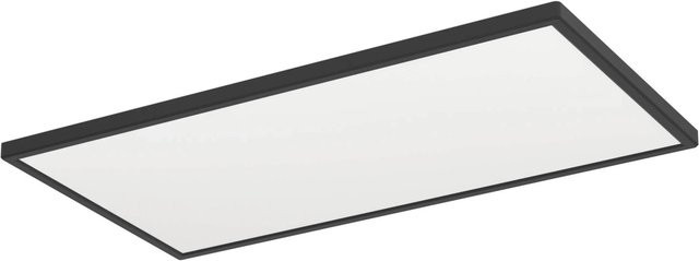 Eglo Connect-Z Rovito-Z LED Deckenleuchte Schwarz, dimmbar mit Fernbedienung und RGBW, B/T/H: 30 x 30 x 3 cm - Bild 1