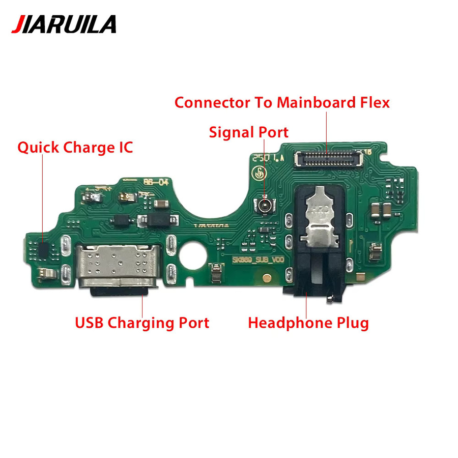USB Dock Connector Lade Port Flex Kabel mit Mic Modul für ZTE Axon 40 Lite V Smart 2050 V41 Smart V60 Design - Bild 2