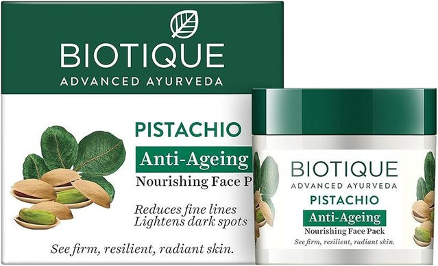 Biotique Bio Pistazie Ageless Gesichtsmaske, 50 g, Unisex - Bild 1