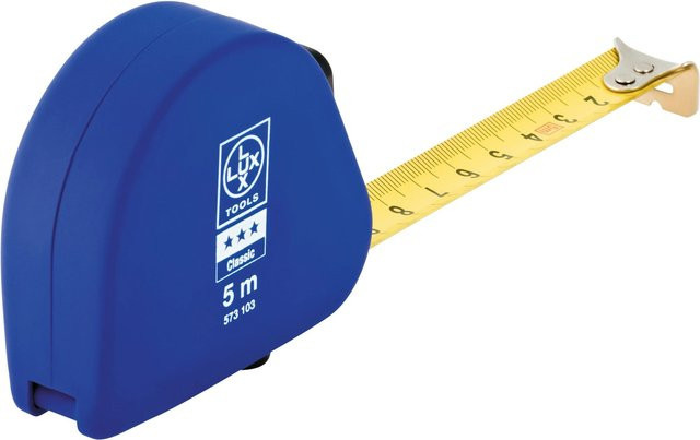LUX-TOOLS Taschenbandmaß Classic Blau, 5 m - Bild 1