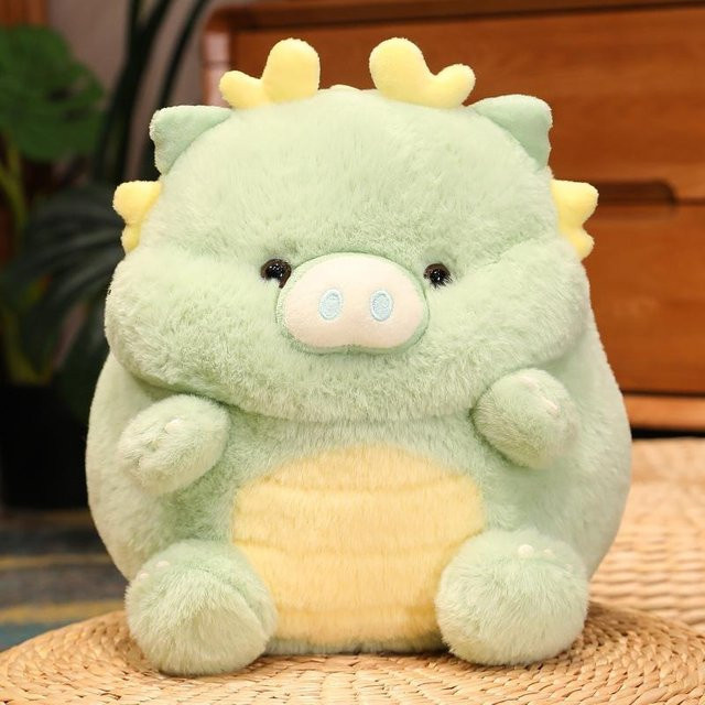 Yiran Health & Beauty Kawaii Drachen Schwein Puppe Plüschtier, 30cm - Bild 1