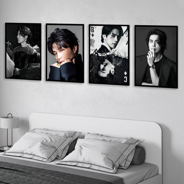 Kayou Lee Dong Wook Poster, selbstklebender und wasserfester Papieraufkleber in Mehrfarbig, Rechteckig, B: 15,0 cm, H: 15,0 cm, T: 15,0 cm - Bild 1