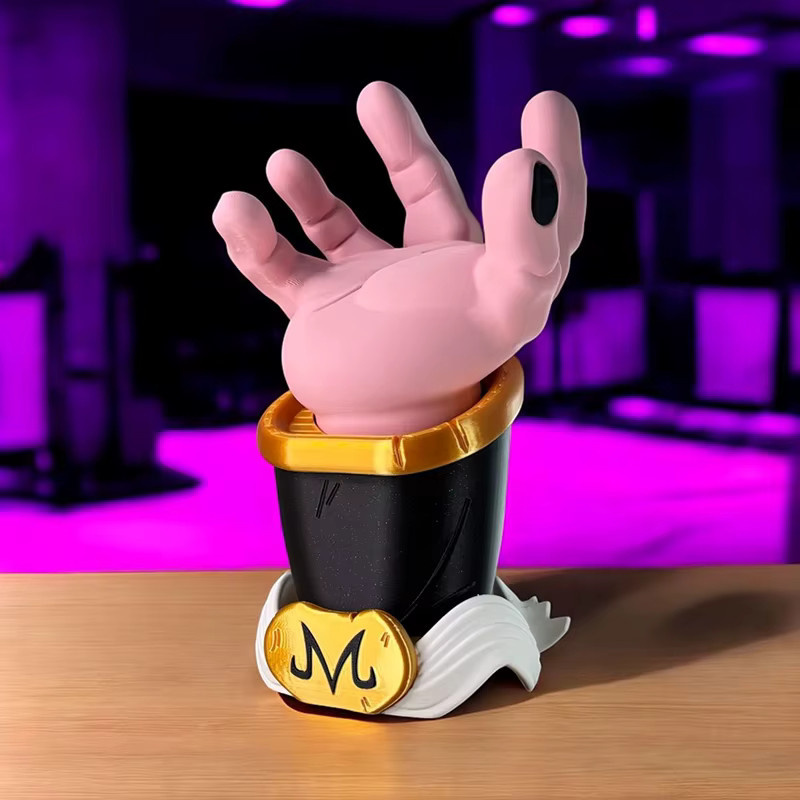 Bandai Dragon Ball Majin Buu Figur als Schreibtisch-Ornament und Halterung für Gamepad und Headset - Bild 3