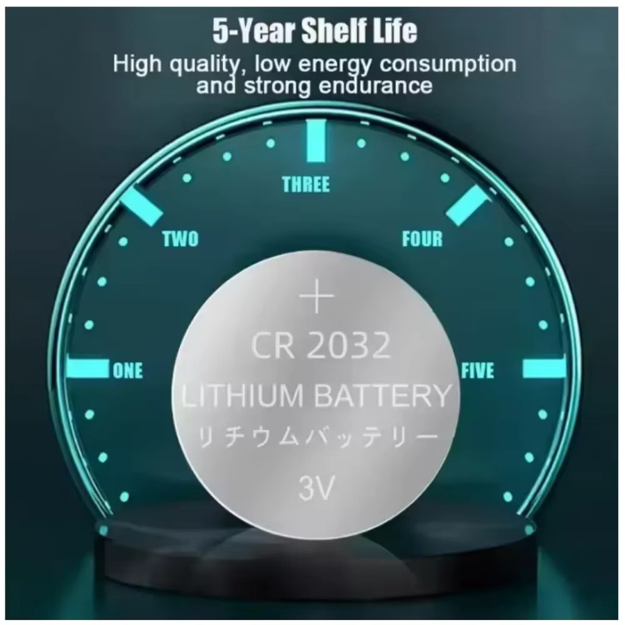Panasonic CR2032 3V Lithium-Knopfzellen in Silber für Uhren, Taschenrechner und Fernbedienungen - Bild 4