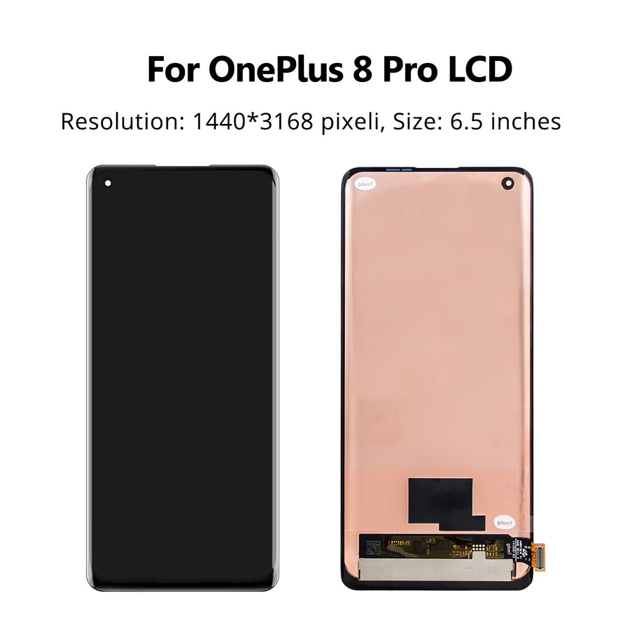 OnePlus 8 Pro OLED Display mit Touchscreen Digitizer Montage in Schwarz - Bild 3
