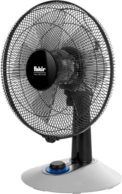 Fakir Tischventilator Trend VC 25 SN in Schwarz/Weiss - Bild 1