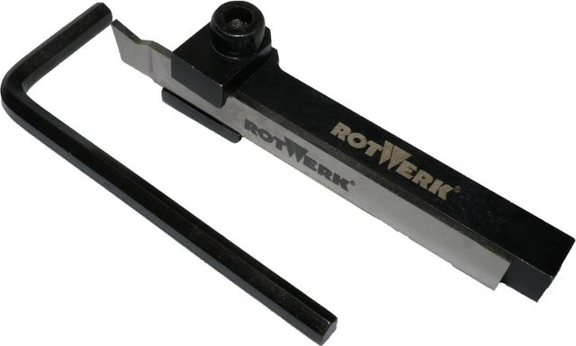 Rotwerk Abstechhalter HSS in Schwarz und Stahl mit 1,5 mm Stärke und Maßen 8 mm x 8 mm - Bild 1