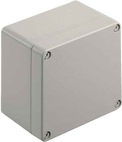 Weidmüller KLIPPON K41 EX Universal-Gehäuse aus Aluminium in Silber-Grau, B/T/H: 122 x 120 x 81 mm - Bild 1