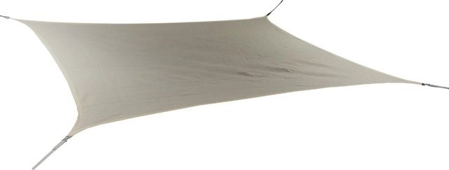 Peddy Shield Vierecksegel aus HDPE in Cremeweiß, Breite: 400 cm, Höhe: 300 cm - Bild 1