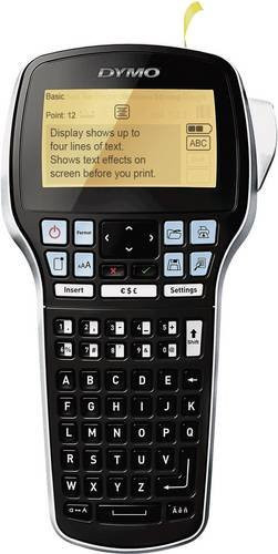 DYMO LabelManager 420P Beschriftungsgerät in Schwarz und Silber mit USB-Anschluss und Unterstützung für D1 Schriftbänder in 6 mm, 9 mm, 12 mm und 19 mm - Bild 1