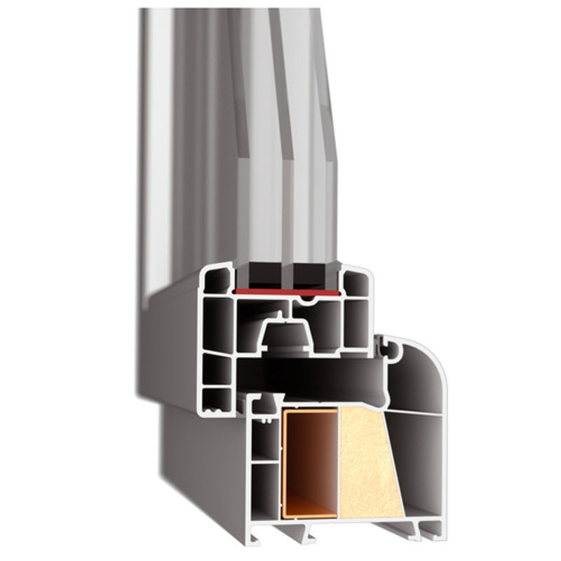 Josef Meeth Energiespar-Fenster Dreh-Kipp DIN links, silberfarben, B: 100 cm, H: 60 cm - Bild 2