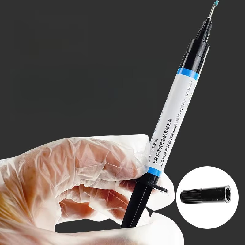 DENTYA Zahnfleisch Schutz Mundpflege Dichtung Gel, Blau, 1,5/3,0 ml - Bild 4