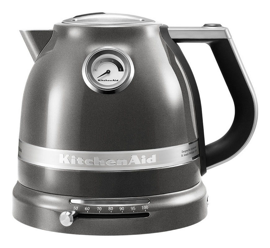 KitchenAid Artisan Wasserkocher Medaillon Silber aus Edelstahl mit Kalkfilter, 1,5 l - Bild 2