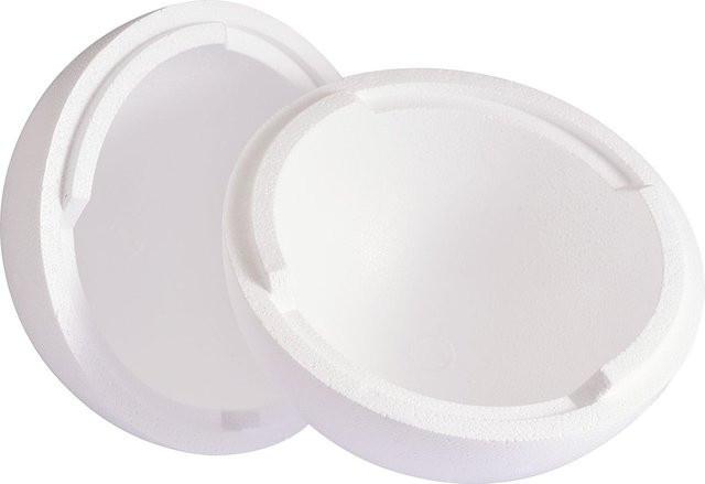 VBS Styroporkugeln in Weiß, 2-teilig, Durchmesser: 20 cm - Bild 1