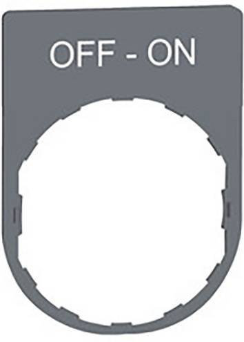 Schneider Electric ZBYP2367C0 Schildträger aus Kunststoff, Grau, 10 Stück - Bild 1