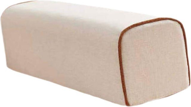 Serable Sofalehnenkissen und Armstützkissen in Beige mit abnehmbarem Bezug aus Baumwolle und Leinen - Bild 1