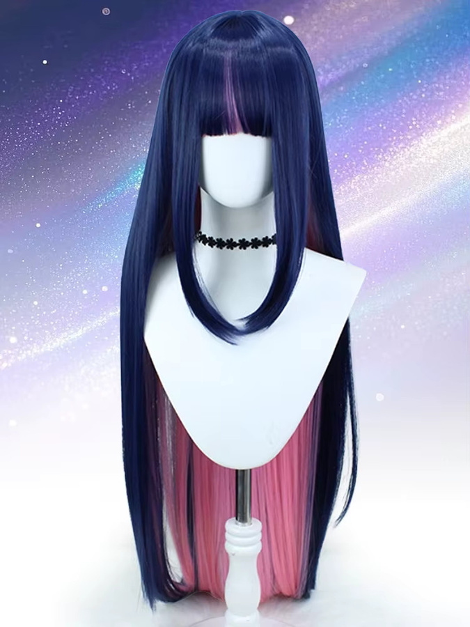 MEISU Cosplay Perücke, 40 Zoll, Synthetische Faser, Glatt, Damen - Bild 6