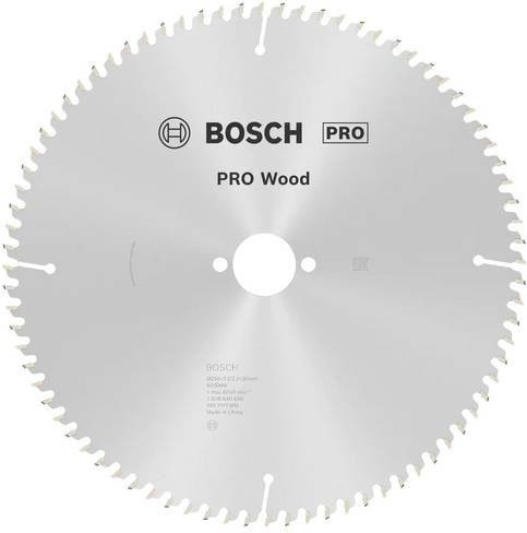 Bosch Optiline Wood Kreissägeblatt für Tischkreissägen, Durchmesser: 250 mm, Bohrung: 30 mm, Schnittbreite: 3,2 mm, 80 Zähne - Bild 1