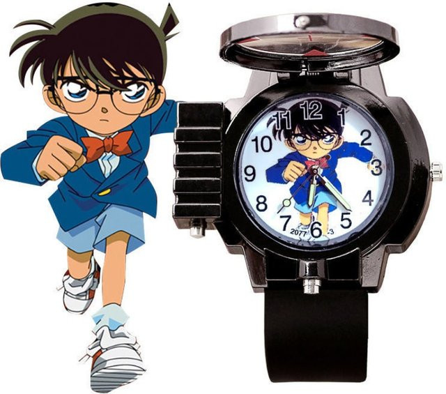 Bandai Detektiv Conan Laser-Uhr, Rollen-Cosplay-Uhr Requisiten Zubehör - Bild 1