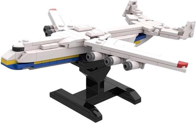LEGO MOC Baustein Flugzeugmodell Shuttle Transportflugzeug, Weltraum, ab 14 Jahren - Bild 1