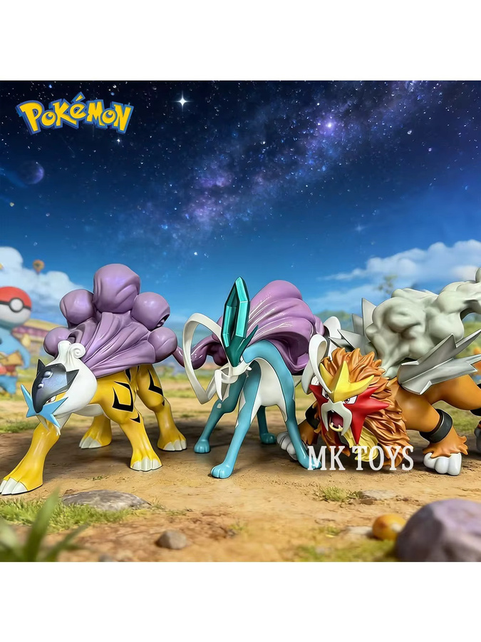 Bandai Pokémon Drei Heilige Actionfiguren, Einzelfigur, PVC, Bunt / Mehrfarbig - Bild 4