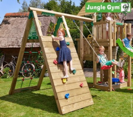 Intergard Spielturm Jungle Climb Modul aus Holz in Multicolour B/T/H: 240 x 221 cm - Bild 1