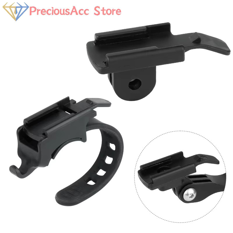 Rockbros & Blackbird L3 Frontlampenadapter für Scheinwerfer EOS530/520, passend für Lenkervorbaugabel und Helmständerhalterung, Farbe: Schwarz - Bild 3