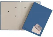 PAGNA Unterschriftenmappe Displaybook für A4 in Grau und Blau - Bild 1