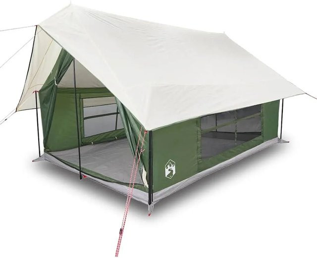 Furnicato Campingzelt Familienzelt Grün, H x B x T: 210 x 353 x 248 mm - Bild 1