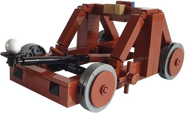 Gobricks Kaiserlicher Militärwagen Katapult Bausteine ab 14 Jahren - Bild 1