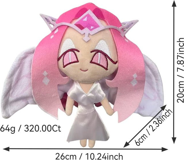 Yiran Health & Beauty Cookie Run Kingdom Shadow Milk Cookie, Plüschtier, 20cm - Bild 1