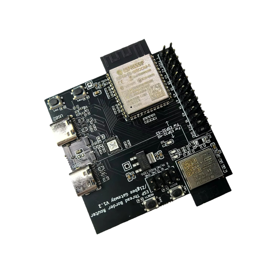 ESP-Thread Border Router Zigbee Gateway mit ESP32-S3-WROOM-1 N16R8 und ESP32-H2-MINI-1 N4 Modul, Thread/BLE AIOT, Schwarz - Bild 3