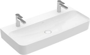 Villeroy & Boch Waschtisch Finion in Weiß, Wandmontage, Rechteckig, ohne Überlauf, Breite: 100 cm, Tiefe: 47 cm - Bild 1