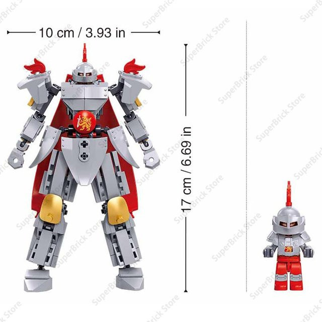 Sluban Ritter Mecha Rüstung, Mini Actionfigur, ab 6 Jahren - Bild 1