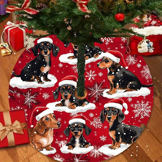 VIKAMA Weihnachtsbaum-Dekoration Wurst-Design in Rot für Heim- und Partydekoration - Bild 1