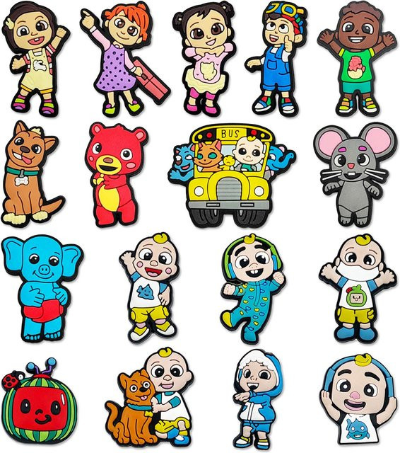 Hot Toys Charms Set, Cartoon-Schuh-Charms, Kinder - Bild 1
