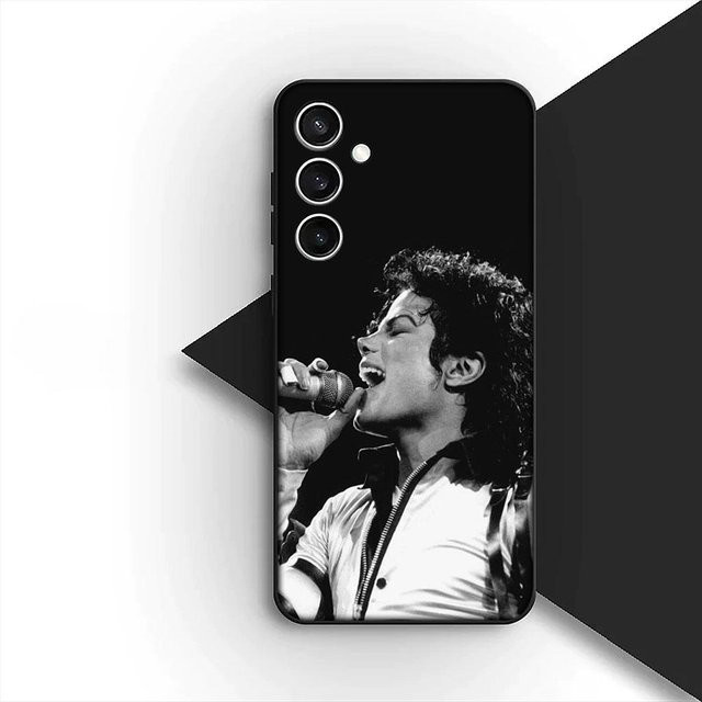 M-Michaels Heißer J-Jackson Handyhülle für Samsung Galaxy A-Serie und weitere Modelle in Schwarz - Bild 1