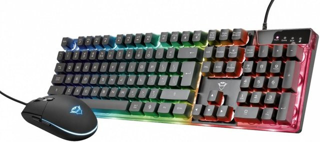 Trust Gaming GXT 838 AZOR Gaming-Combo Maus und Tastatur in Schwarz - Bild 1