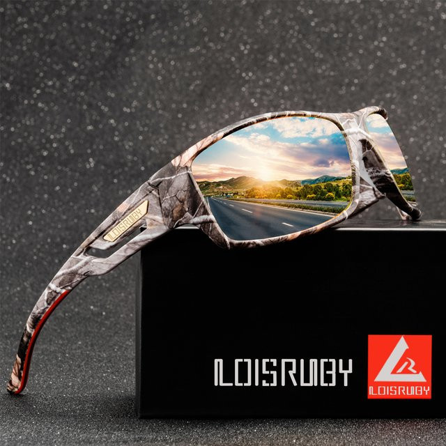 Loisruby Sportsonnenbrille, Vollrand, Kunststoff, multicolor, polarisiert - Bild 1