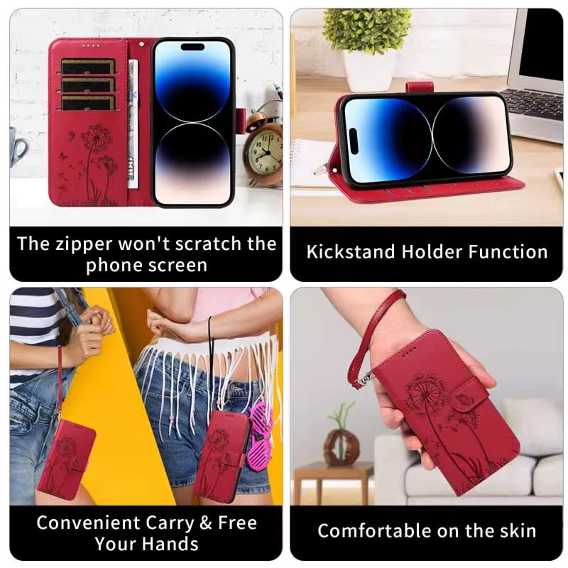 YIKATU Lederhülle Brieftasche für OnePlus 13 12 11 13R 12R 10T 9 ACE 5 Pro Nord CE 2 3 4 Lite N20 SE in Gold mit magnetischem Klappverschluss, Kartenfächern und Standfunktion - Bild 3