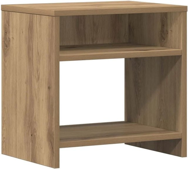 vidaXL Nachttisch Artisan-Eiche in Braun aus Holzwerkstoff im Industrie-Stil, B/T/H: 40 x 30 x 40 cm - Bild 1