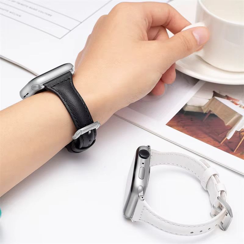 NEY Uhrenarmband Leder, Schwarz, Damen - Bild 2