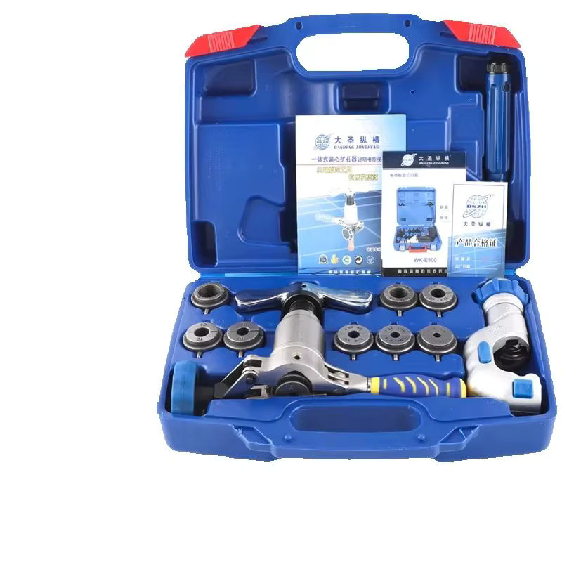 DSZH Kupfer Expander WK-519 Wartungs-Set für Klimaanlagen mit Cutter und Reibahle in Blau und Messing - Bild 3