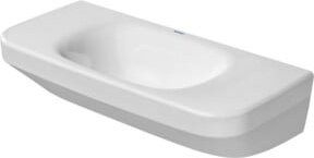 Duravit Handwaschbecken DuraStyle aus Keramik in Weiß, rechteckig, ohne Überlauf und ohne Hahnloch, Breite: 50 cm, Tiefe: 22 cm - Bild 1