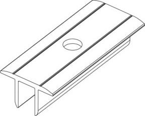 K2 Systems Mittelklemme XS 65mm Aluminium Solo 1001892 - Bild 1
