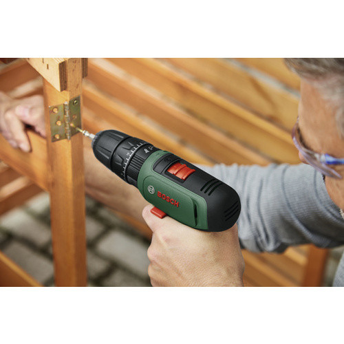 Bosch Home and Garden EasyImpact 1200 Akku-Schlagbohrschrauber 12V mit 2 Akkupacks, Ladegerät und Zubehör in Grün/Schwarz - Bild 5